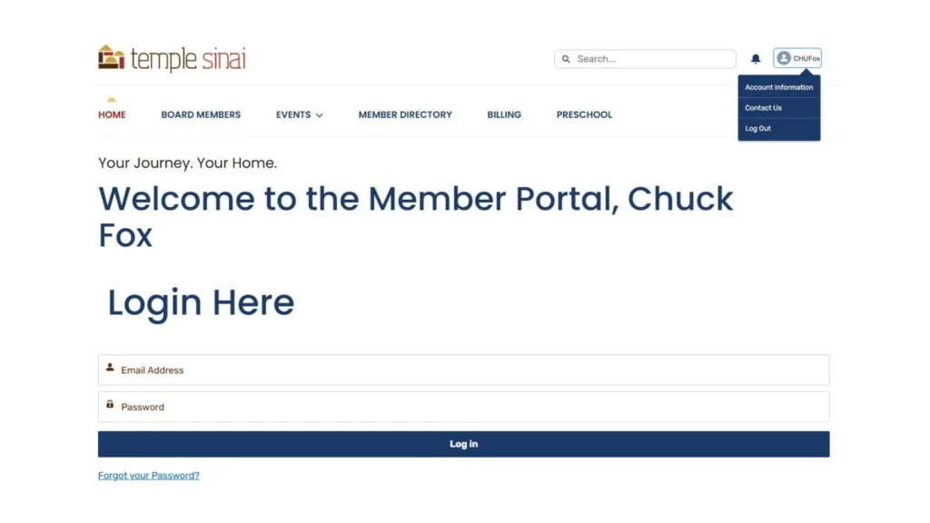 Welcome to the Member Portal