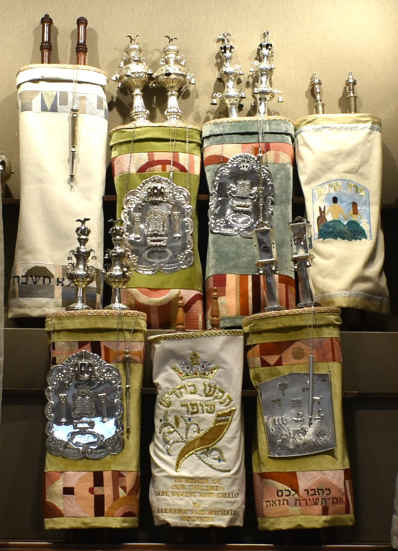 Torah Scrolls in Sanctuary
