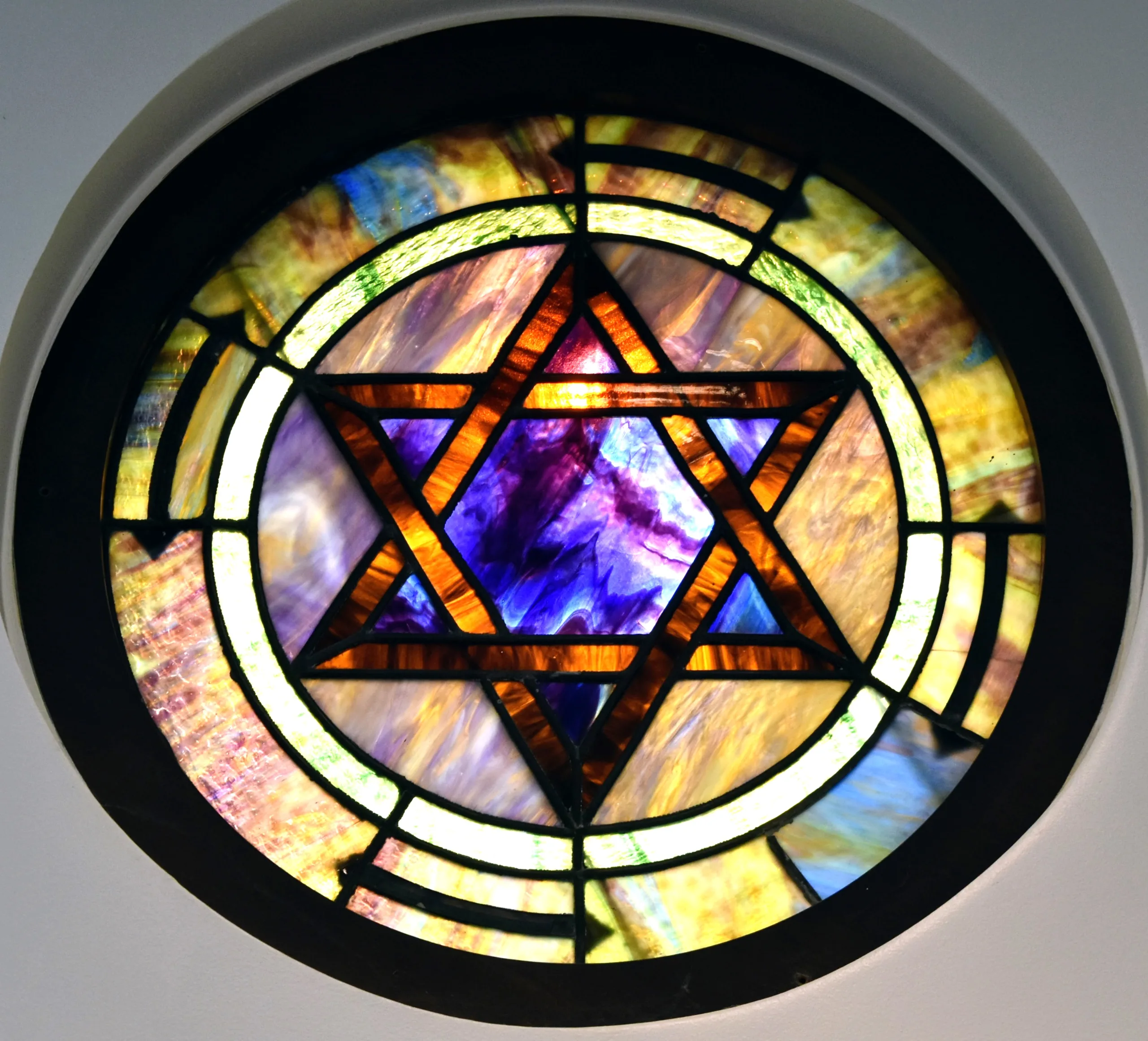  Round Stained Glass Window
