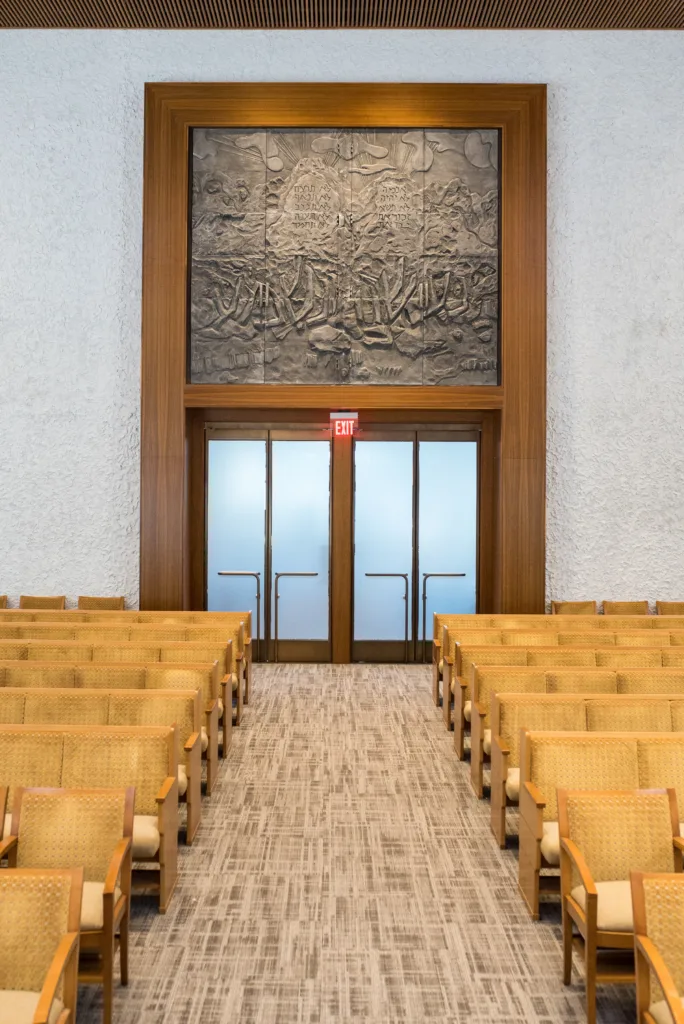Metal Relief Doors in Sanctuary