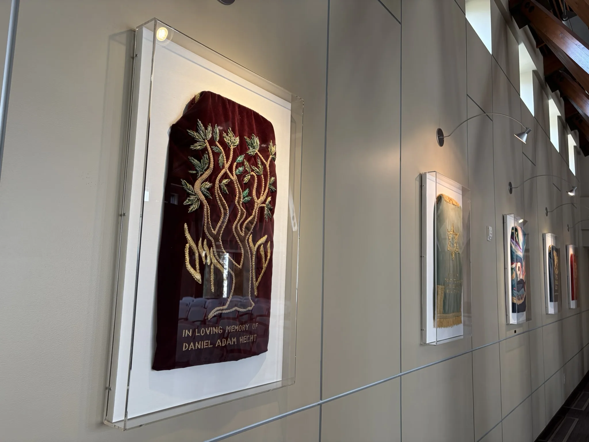 Torah Mantels in Chapel