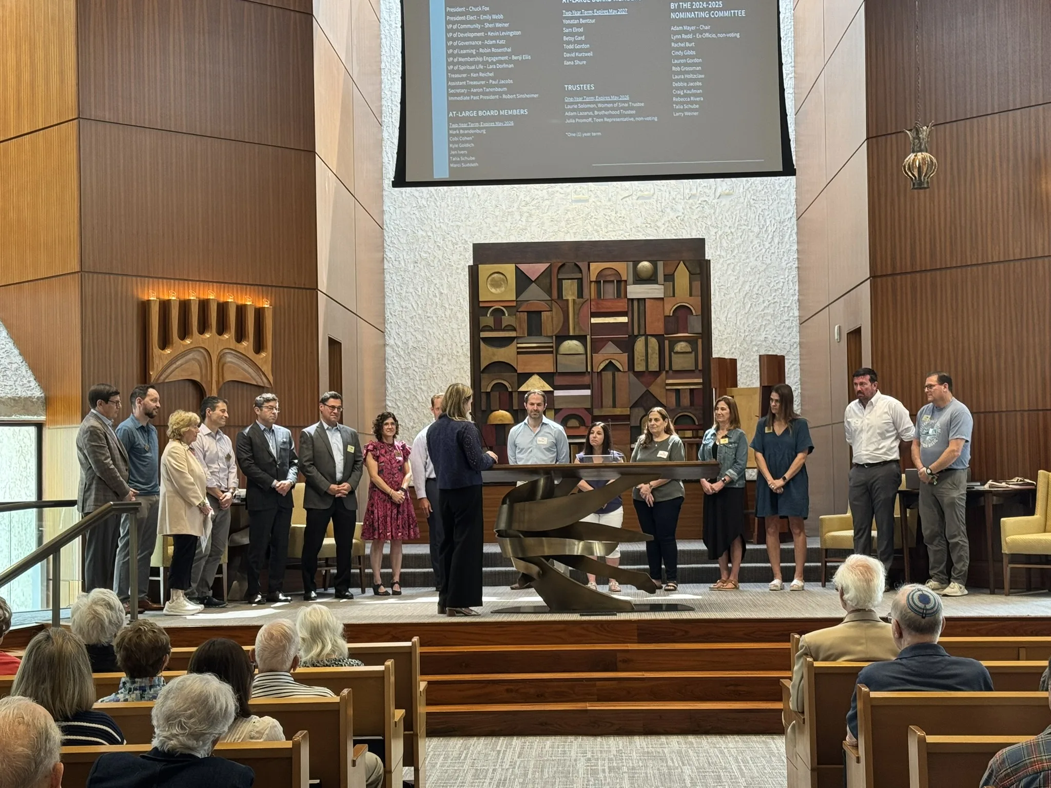 Board installation Annual Meeting 2025